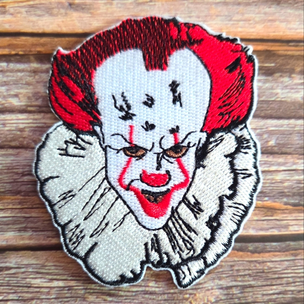 Crazy Pennywise The Clown In It Horror Stephen King Embroidered Patch